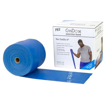 Cando Trainingsband / Gymnastikband Spenderbox, Länge 45 m blau (schwer) Cando Trainingsband / Gymnastikband Spenderbox, Länge 45 m blau (schwer)