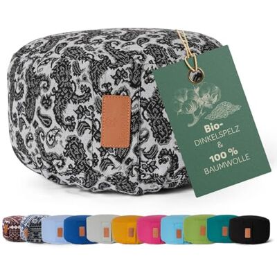 #DoYourYoga rundes Yogabolster waschbarer Bezug, Bio-Dinkelspelz (KBA) Füllung, 30 x 15 cm, Yoga Kissen für Yin Yoga & Meditation Style (3) #DoYourYoga rundes Yogabolster waschbarer Bezug, Bio-Dinkelspelz (KBA) Füllung, 30 x 15 cm, Yoga Kissen für Yin Yoga & Meditation Style (3)