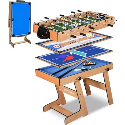 SereneLife Multifunktionstisch, 2/4/5/6-in-2 Inkl. Tischtennisplatte, Billardtisch, Kickertisch, Airhockey Tisch, Bowling, Basketball und Pool, für gemeinsames Spielen SereneLife Multifunktionstisch, 2/4/5/6-in-2 Inkl. Tischtennisplatte, Billardtisch, Kickertisch, Airhockey Tisch, Bowling, Basketball und Pool, für gemeinsames Spielen