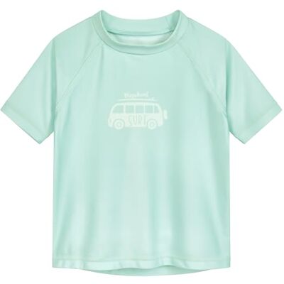 Playshoes Unisex Kinder Badeshirt Rash-Guard-Shirt, Surf-Bus, 122-128 Playshoes Unisex Kinder Badeshirt Rash-Guard-Shirt, Surf-Bus, 122-128