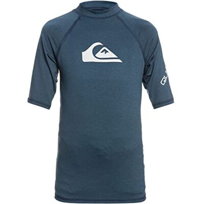 Quiksilver Jungen All Time Short Sleeve Youth Rashguard Surf Shirt Rash Guard Hemd Quiksilver Jungen All Time Short Sleeve Youth Rashguard Surf Shirt Rash Guard Hemd