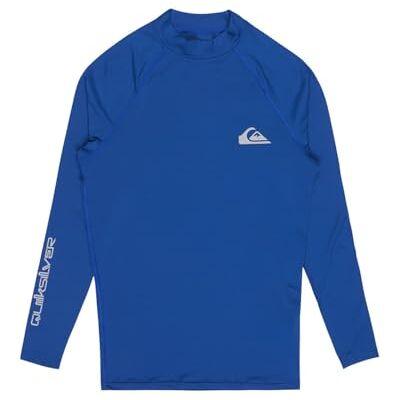 Quiksilver Everyday UPF50 LS Surf-T-Shirt für Herren, Blau Quiksilver Everyday UPF50 LS Surf-T-Shirt für Herren, Blau