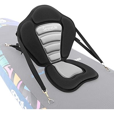 SereneLife Kajak Sitz geeignet auch als Sup Board Sitz, Schlauchboot Sitz & Surfboard Sitz – Verstellbare Kajaksitz mit Rückenlehne kompatibel als Stand Up Paddle Board, Kajak Aufblasbar & Ruderbooten SereneLife Kajak Sitz geeignet auch als Sup Board Sitz, Schlauchboot Sitz & Surfboard Sitz – Verstellbare Kajaksitz mit Rückenlehne kompatibel als Stand Up Paddle Board, Kajak Aufblasbar & Ruderbooten