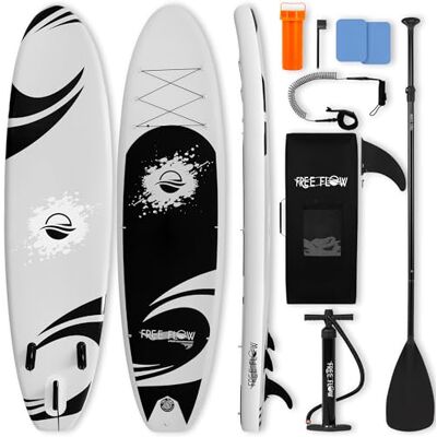SereneLife Stand Up Paddling Board Set, SUP Board Komplettes Zubehör, Stand Up Paddle Board für Kinder & Erwachsene, Surfbrett & Tragetasche, Paddle Set Anti-Rutsch mit Pumpe, Auflasbares Paddelbrett SereneLife Stand Up Paddling Board Set, SUP Board Komplettes Zubehör, Stand Up Paddle Board für Kinder & Erwachsene, Surfbrett & Tragetasche, Paddle Set Anti-Rutsch mit Pumpe, Auflasbares Paddelbrett