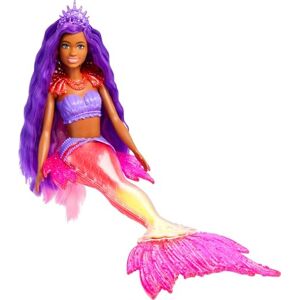 Barbie Mermaid Power, Meerjungfrau puppe, Schwarze puppe mit rosa und lila Haaren, Meerjungfrauenschwanz mit austauschbaren Flossen, Zubehör, Geschenk für Kinder ab 3 Jahre,HHG53 Barbie Mermaid Power, Meerjungfrau puppe, Schwarze puppe mit rosa und lila Haaren, Meerjungfrauenschwanz mit austauschbaren Flossen, Zubehör, Geschenk für Kinder ab 3 Jahre,HHG53