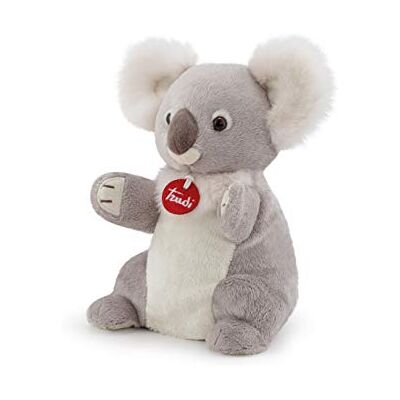 Trudi Puppets 29828 Handpuppe Koala ca. 28 cm (Größe S), Stofftier aus hochwertigen Materialien, sehr flauschig, liebevolle Details, kuschelige Ohren, waschbar, Kuscheltier und Puppe für Kinder, Grau Trudi Puppets 29828 Handpuppe Koala ca. 28 cm (Größe S), Stofftier aus hochwertigen Materialien, sehr flauschig, liebevolle Details, kuschelige Ohren, waschbar, Kuscheltier und Puppe für Kinder, Grau