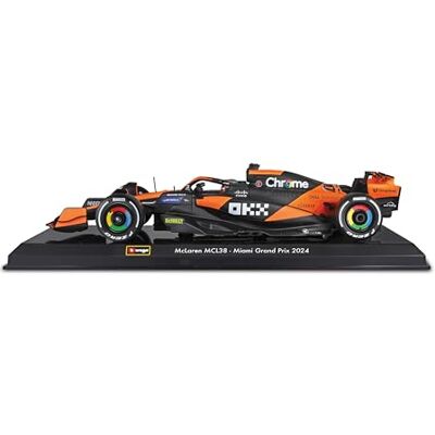 Bburago Build-It-Yourself Die-Cast Formula 1 F1 Model Kit Mclaren MCL38 Piastri 1:24 Scale Exceptionally Detailed Collectable Replica Race Car Bburago Build-It-Yourself Die-Cast Formula 1 F1 Model Kit Mclaren MCL38 Piastri 1:24 Scale Exceptionally Detailed Collectable Replica Race Car