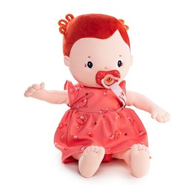 Lilliputiens , Rose, Stoff-Babypuppe mit Schnuller und Kleidung, ab 2 Jahren 36 cm große Puppe mit abnehmbarem Kleid und Windel, Magnetschnuller und recycelter Füllung Lilliputiens , Rose, Stoff-Babypuppe mit Schnuller und Kleidung, ab 2 Jahren 36 cm große Puppe mit abnehmbarem Kleid und Windel, Magnetschnuller und recycelter Füllung