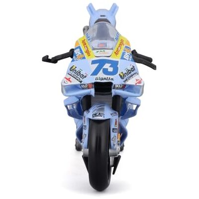 Maisto – Gresini Team 2025 Alex Marquez #73, Diecast-Motorrad im Maßstab 1:18, ab 3 Jahren Maisto – Gresini Team 2025 Alex Marquez #73, Diecast-Motorrad im Maßstab 1:18, ab 3 Jahren