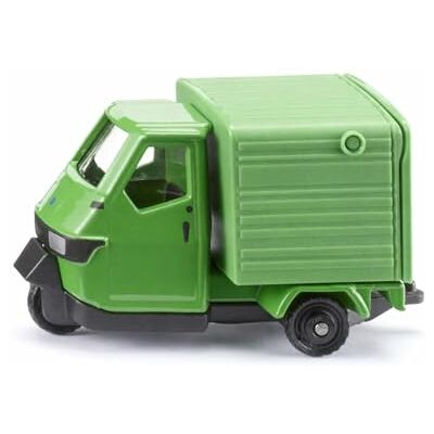 Siku 1111 Piaggio Ape Verde Dreirad, Metall/Kunststoff, Grün Öffenbare Heckklappe, Anhängerkupplung, Metall-Rahmen, Italienisches Kultfahrzeug, Spielzeugfahrzeug, Kompakte Größe Siku 1111 Piaggio Ape Verde Dreirad, Metall/Kunststoff, Grün Öffenbare Heckklappe, Anhängerkupplung, Metall-Rahmen, Italienisches Kultfahrzeug, Spielzeugfahrzeug, Kompakte Größe