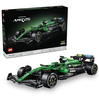 Lego Technic Aston Martin Aramco AMR25 Formel 1 Rennwagen Modellbau für Erwachsene Rennauto mit V6-Motor, Differential & DRS-Aktivierung Geschenkidee für Racing- & Motorsport Fans 42240 Lego Technic Aston Martin Aramco AMR25 Formel 1 Rennwagen Modellbau für Erwachsene Rennauto mit V6-Motor, Differential & DRS-Aktivierung Geschenkidee für Racing- & Motorsport Fans 42240