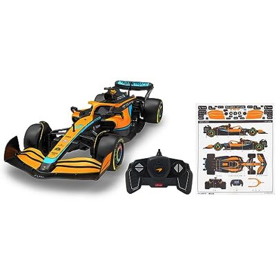 JAMARA McLaren MCL36 1:18 2,4GHz 2,4GHz für Mehrspielerbetrieb, offiziell lizenziert, originalgetreue Lackierung, RC-Auto JAMARA McLaren MCL36 1:18 2,4GHz 2,4GHz für Mehrspielerbetrieb, offiziell lizenziert, originalgetreue Lackierung, RC-Auto