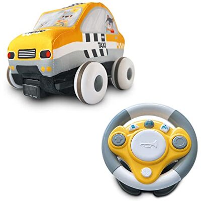 Mondo Toys Soft Sponge Taxi IR Soft-Schwamm-Maschine waschbar Lenkradfernbedienung Multifunktion inklusive 5 Kinderlieder, 2 Lieder zum Lernen, 18 MIDIS 63738 Mondo Toys Soft Sponge Taxi IR Soft-Schwamm-Maschine waschbar Lenkradfernbedienung Multifunktion inklusive 5 Kinderlieder, 2 Lieder zum Lernen, 18 MIDIS 63738