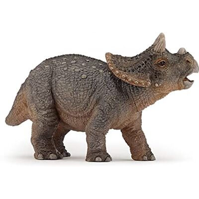 Papo Baby-Triceratops-Figur, Dinosaurier-Kollektion, ab 3 Jahren Ein junger Pflanzenfresser mit Knochenkragen handbemalt Sammlerstück zum Ausstellen Geschenkidee für Kinder heute Papo Baby-Triceratops-Figur, Dinosaurier-Kollektion, ab 3 Jahren Ein junger Pflanzenfresser mit Knochenkragen handbemalt Sammlerstück zum Ausstellen Geschenkidee für Kinder heute