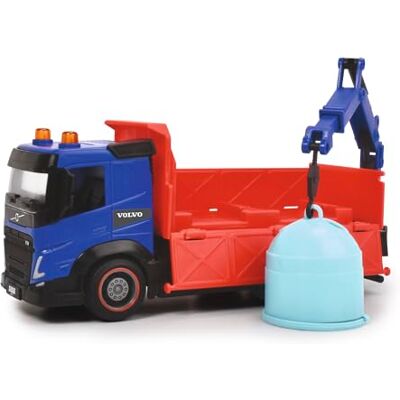 Dickie Toys – City Trucks – 1 von 3 verschiedenen LKW, Betonmischer, Recycling-Truck oder Müllabfuhr, mit Friktionsantrieb für Kinder ab 3 Jahren, 203744014, Mehrfarbig Dickie Toys – City Trucks – 1 von 3 verschiedenen LKW, Betonmischer, Recycling-Truck oder Müllabfuhr, mit Friktionsantrieb für Kinder ab 3 Jahren, 203744014, Mehrfarbig
