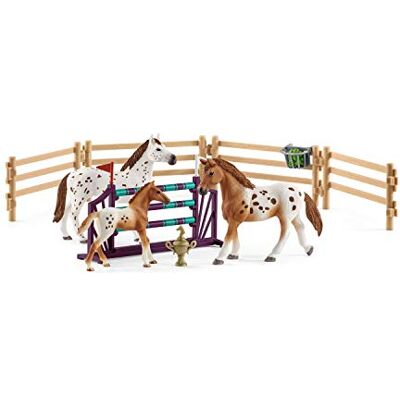 Schleich 42433 Horse Club Lisas Turnier-Training, für Kinder ab 5-12 Jahren, Horse Club Spielset Schleich 42433 Horse Club Lisas Turnier-Training, für Kinder ab 5-12 Jahren, Horse Club Spielset