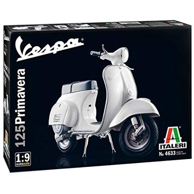 Italeri 510104633-1:9 Vespa 125 "Primavera, Modellbau, Bausatz, Standmodellbau, Basteln, Hobby, Kleben, Plastikbausatz Italeri 510104633-1:9 Vespa 125 "Primavera, Modellbau, Bausatz, Standmodellbau, Basteln, Hobby, Kleben, Plastikbausatz
