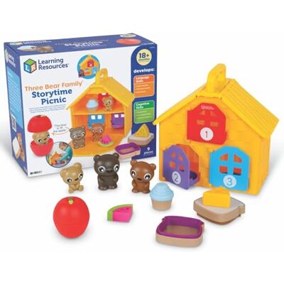 Learning Resources DREI‑Bären‑Familie Storytime Picknick‑Set, 9 Teile – Zähl‑ & Sprachspaß ab 18 Monaten Learning Resources DREI‑Bären‑Familie Storytime Picknick‑Set, 9 Teile – Zähl‑ & Sprachspaß ab 18 Monaten