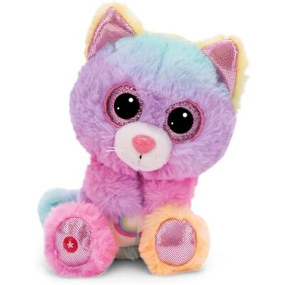 NICI GLUBSCHIS Kuscheltier Katze Miss Melli 15 cm Bunte Stofftier Katze mit großen, niedlichen Glitzeraugen, Plüschtier für Schmusetierliebhaber 49394 NICI GLUBSCHIS Kuscheltier Katze Miss Melli 15 cm Bunte Stofftier Katze mit großen, niedlichen Glitzeraugen, Plüschtier für Schmusetierliebhaber 49394