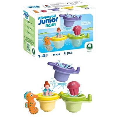 Playmobil JUNIOR Aqua Schwimmbecher mit Wasserspaß Wasserspielzeug ab 1 Jahr Geschenk für Kleinkinder Lehrreich & Spaß beim Baden Nachhaltiges Badespielzeug 71776 Playmobil JUNIOR Aqua Schwimmbecher mit Wasserspaß Wasserspielzeug ab 1 Jahr Geschenk für Kleinkinder Lehrreich & Spaß beim Baden Nachhaltiges Badespielzeug 71776