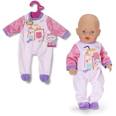 BABY Born Strampler Lucky für 43 cm Puppen mit Hausmotiv Hausmotiv, passend für 43 cm Puppen BABY Born Strampler Lucky für 43 cm Puppen mit Hausmotiv Hausmotiv, passend für 43 cm Puppen