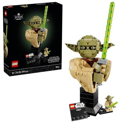 Lego Star Wars 75438 Angriff der Klonkrieger Yoda Büste Modellbau für Erwachsene mit grünem Lichtschwert und sammelbarer Jedi Minifigur DIY Deko Geschenk für Fans von Angriff der Klonkrieger Lego Star Wars 75438 Angriff der Klonkrieger Yoda Büste Modellbau für Erwachsene mit grünem Lichtschwert und sammelbarer Jedi Minifigur DIY Deko Geschenk für Fans von Angriff der Klonkrieger