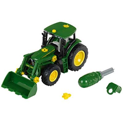Theo Klein 3903 John Deere Traktor Mit Frontlader und Gegengewicht Demontierbare Einzelteile Maße: 24,5 cm x 9,5 cm x 12 cm Spielzeug für Kinder ab 3 Jahren Theo Klein 3903 John Deere Traktor Mit Frontlader und Gegengewicht Demontierbare Einzelteile Maße: 24,5 cm x 9,5 cm x 12 cm Spielzeug für Kinder ab 3 Jahren