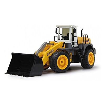 JAMARA 410005 Radlader 440 1:20 2,4G Schaufel heben / senken / abkippen, realistischer Motorsound (abschaltbar), programmierbare Funktionen, Blinker, Autoabschaltfunktion, 2 Radantrieb JAMARA 410005 Radlader 440 1:20 2,4G Schaufel heben / senken / abkippen, realistischer Motorsound (abschaltbar), programmierbare Funktionen, Blinker, Autoabschaltfunktion, 2 Radantrieb