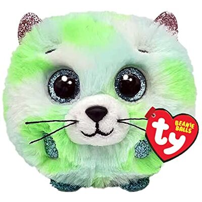 TY Evie Katze Beanie Balls 3" Beanie Baby Weiches Plüschtier Sammlerstück Kuscheliger Stoffteddy TY Evie Katze Beanie Balls 3" Beanie Baby Weiches Plüschtier Sammlerstück Kuscheliger Stoffteddy