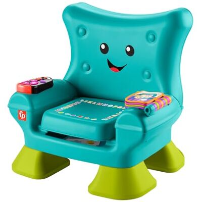 Fisher Price Lernspaß, Lernspielzeug für Kleinkinder, Lernspaß-Stuhl, türkisfarben, Version: Englisch; Italienisch; Portugiesisch; Spanisch, HYR96 Fisher Price Lernspaß, Lernspielzeug für Kleinkinder, Lernspaß-Stuhl, türkisfarben, Version: Englisch; Italienisch; Portugiesisch; Spanisch, HYR96