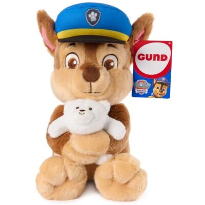 PAW PATROL GUND Chase with Snuffles Teddy Bear, Official Chase Plush Toy, Dog Stuffed Animal for Ages 1 and Up, 9.5” PAW PATROL GUND Chase with Snuffles Teddy Bear, Official Chase Plush Toy, Dog Stuffed Animal for Ages 1 and Up, 9.5”
