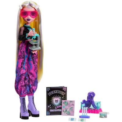 Monster Cable Fearbook Lagoona Blue Puppe Meeresmonster-Puppe und Zubehörset: Marinebiologie, Collegejacke, Jahrbuch, Laborgeräte, JML45 Monster Cable Fearbook Lagoona Blue Puppe Meeresmonster-Puppe und Zubehörset: Marinebiologie, Collegejacke, Jahrbuch, Laborgeräte, JML45