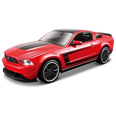 Maisto Model Kit 2012 Ford Mustang Boss 302 in Red Car 1:24 Scale 39269 Maisto Model Kit 2012 Ford Mustang Boss 302 in Red Car 1:24 Scale 39269