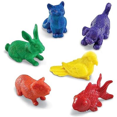 Learning Resources Haustier-Spielfiguren „Pet Counters“ (72 Stück) Learning Resources Haustier-Spielfiguren „Pet Counters“ (72 Stück)
