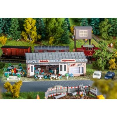 FALLER FA 232327 Eiscafé Tiziano, Zubehör für die Modelleisenbahn, Modellbau, Small FALLER FA 232327 Eiscafé Tiziano, Zubehör für die Modelleisenbahn, Modellbau, Small