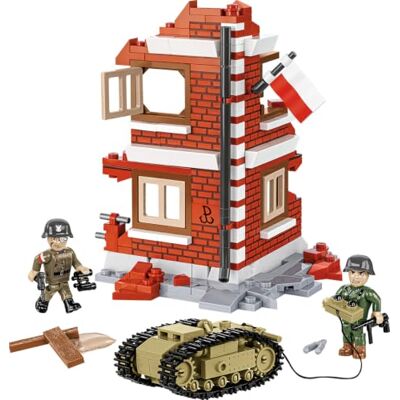 COBI 2680 Goliath, Warschauer Aufstand, Maßstab 1:28, 311 Teile Tampondruck, 1:28, 2 Figuren, Ruinendiorama, Fenster zum Öffnen, Abrollbares Kabel, EU-Produktion, Ab 9 Jahren COBI 2680 Goliath, Warschauer Aufstand, Maßstab 1:28, 311 Teile Tampondruck, 1:28, 2 Figuren, Ruinendiorama, Fenster zum Öffnen, Abrollbares Kabel, EU-Produktion, Ab 9 Jahren