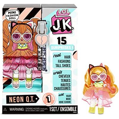L.O.L. Surprise! 570776E7CAZ JK Mini-Modepuppe 15 Überraschungen, Kleidung & Accessoires Sammlerstücke Neon Q.T. L.O.L. Surprise! 570776E7CAZ JK Mini-Modepuppe 15 Überraschungen, Kleidung & Accessoires Sammlerstücke Neon Q.T.