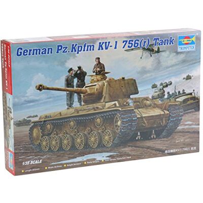 FALLER Trumpeter 00366 Modellbausatz German Pz.Kpfm. KV-1 756(r) Tank, Verschieden FALLER Trumpeter 00366 Modellbausatz German Pz.Kpfm. KV-1 756(r) Tank, Verschieden
