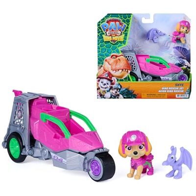PAW PATROL Der Dino Film Skyes Dino-Rettungsjet, ab 3 Jahren 21,5 cm Rettungsjet Mit Skye & Pterodactylus-Dino Mit Rettungskralle Ausklappbare Jet-Flügel PAW PATROL Der Dino Film Skyes Dino-Rettungsjet, ab 3 Jahren 21,5 cm Rettungsjet Mit Skye & Pterodactylus-Dino Mit Rettungskralle Ausklappbare Jet-Flügel