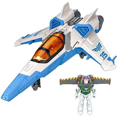 Mattel Buzz Lightyear HJJ84 Disney und Pixar Lightyear Blast & Battle XL-15 Raumschiff, ca. 51 cm lang, authentische Buzz Figur, Heldenmoment Sammelfigur, Geschenk für Fans ab 4 Jahren Mattel Buzz Lightyear HJJ84 Disney und Pixar Lightyear Blast & Battle XL-15 Raumschiff, ca. 51 cm lang, authentische Buzz Figur, Heldenmoment Sammelfigur, Geschenk für Fans ab 4 Jahren