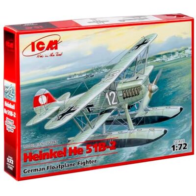 ICM 72192 Heinkel He 51B-2, German Floatplane Fighter ICM 72192 Heinkel He 51B-2, German Floatplane Fighter