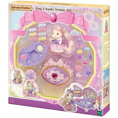 Sylvanian Families 5704 Schminkkommode mit Pony Figur Sylvanian Families 5704 Schminkkommode mit Pony Figur