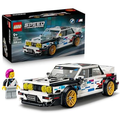 Lego Speed Champions BMW M3 (E30) Bauset BMW-Spielzeugauto mit 1 Minifigur am Steuer Spielset mit nachgebildetem Flitzer Geschenk für Kinder und Autofans ab 9 Jahren 77263 Lego Speed Champions BMW M3 (E30) Bauset BMW-Spielzeugauto mit 1 Minifigur am Steuer Spielset mit nachgebildetem Flitzer Geschenk für Kinder und Autofans ab 9 Jahren 77263