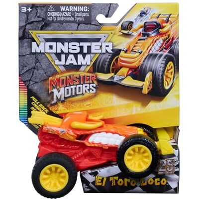 Monster Cable Motors EL Toro Loco, 1:64 Rev Up Monster Truck, Kids Toys for Boy and Girls Ages 3 and up Monster Cable Motors EL Toro Loco, 1:64 Rev Up Monster Truck, Kids Toys for Boy and Girls Ages 3 and up