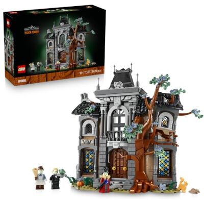 Lego Icons Bürgermeistervilla Haus Bausatz für Erwachsene 3D Modell mit Gotischer Einrichtung & 3 Minifiguren, die im Dunkeln leuchten Gruselige Büro oder Wohnzimmer Deko Geschenkidee 11383 Lego Icons Bürgermeistervilla Haus Bausatz für Erwachsene 3D Modell mit Gotischer Einrichtung & 3 Minifiguren, die im Dunkeln leuchten Gruselige Büro oder Wohnzimmer Deko Geschenkidee 11383
