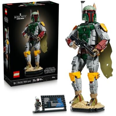 Lego Star Wars: Die Rückkehr der Jedi-Ritter Boba Fett Figur mit Helm, Blaster & Kopfgeldjäger Minifigur Regal oder Schreibtisch Deko Geschenkidee für die Rückkehr der Jedi Fans 75455 Lego Star Wars: Die Rückkehr der Jedi-Ritter Boba Fett Figur mit Helm, Blaster & Kopfgeldjäger Minifigur Regal oder Schreibtisch Deko Geschenkidee für die Rückkehr der Jedi Fans 75455