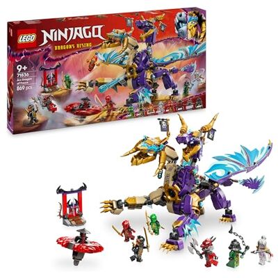 Lego NINJAGO Lichtbogendrache Spielzeug mit 8 Minifiguren und einem Spinjitzu-Spinner Interaktives Ninja Bauspielzeug für Jungen & Mädchen ab 9 Jahren Geschenkidee für Fans 71836 Lego NINJAGO Lichtbogendrache Spielzeug mit 8 Minifiguren und einem Spinjitzu-Spinner Interaktives Ninja Bauspielzeug für Jungen & Mädchen ab 9 Jahren Geschenkidee für Fans 71836