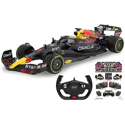 JAMARA Oracle Red Bull Racing RB18 1:12 2,4GHz -originalgetreue Lackierung, inklusive Dekorbogen, RC-Auto JAMARA Oracle Red Bull Racing RB18 1:12 2,4GHz -originalgetreue Lackierung, inklusive Dekorbogen, RC-Auto