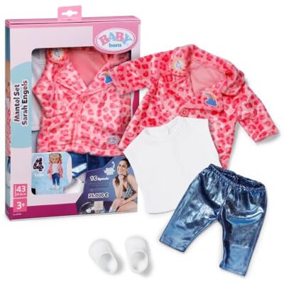 BABY Born Mantel-Set Sarah Engels mit Leggings für 43 cm Puppen Mantel, Leggings, Sneakers, passend für 43 cm Puppen, limitiert BABY Born Mantel-Set Sarah Engels mit Leggings für 43 cm Puppen Mantel, Leggings, Sneakers, passend für 43 cm Puppen, limitiert
