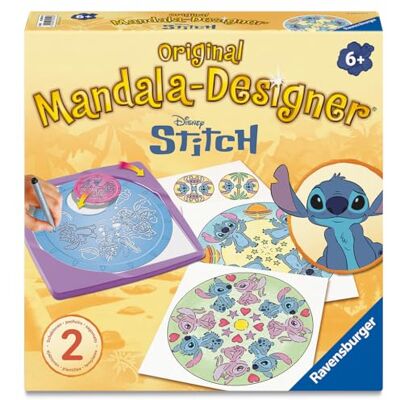 Ravensburger 12028015 Művészeti / kézműves játék - Mandala Tervező - Hímzés - Rajz - Kreatív Szabadidő - Disney - 6+ év Ravensburger 12028015 Művészeti / kézműves játék - Mandala Tervező - Hímzés - Rajz - Kreatív Szabadidő - Disney - 6+ év
